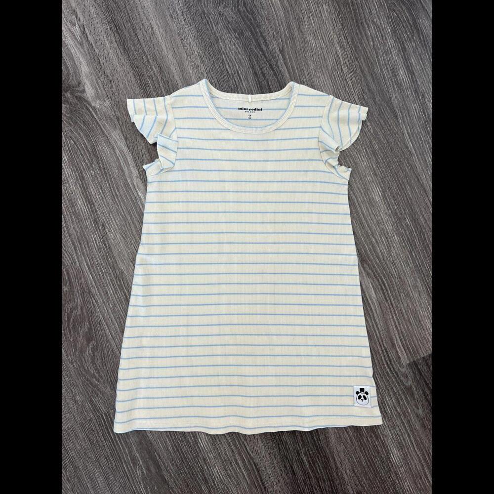 Mini Rodini, ORGANIC! BUTTERFLY Dress 116-122 5-6 Y, 104-110